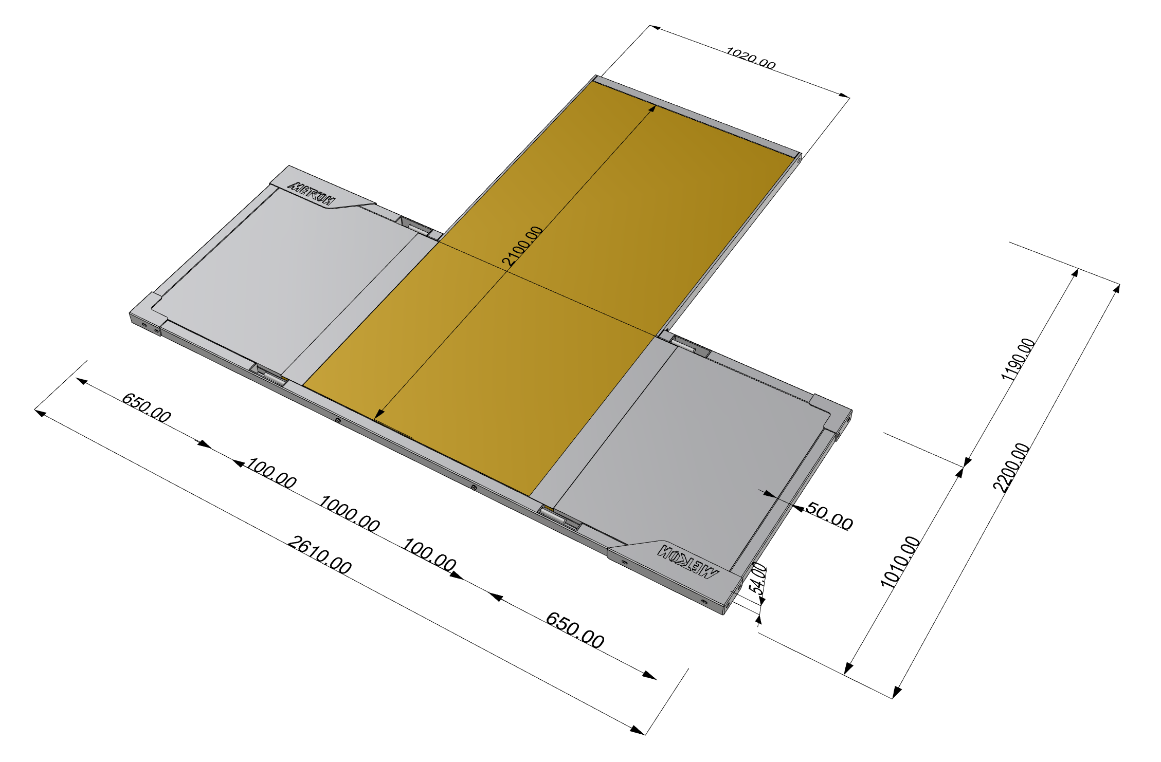 PLATFORM FOR METCON RACKS
