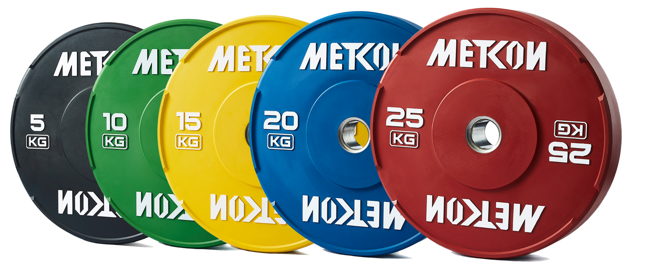 REINFORCED RUBBER WEIGHLIFTING PLATES-KG